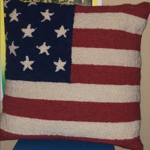 American Flag Decorative Pillow